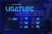 Orioonic a Futuristic Font, a Sans Serif Font by Rasiorise Studio (Thumbnail 7 of 9)