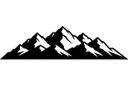 Mountain Landscape Silhouette, a Decorative Illustration by Designer_Momina (Thumbnail 14 of 19)