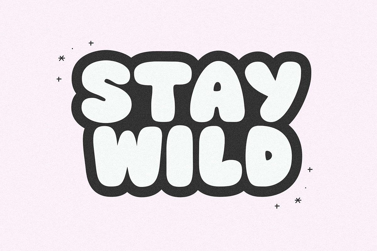 Real Cool | Bubbly Retro Font, a Sans Serif Font by KA Designs (Photo 3 of 10)