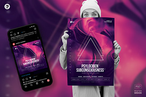 Progressive Vibes Party Flyer