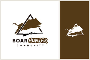 Jungle Hunter Logo, a Branding & Logo Template by Atlantis X Nurman Arbai