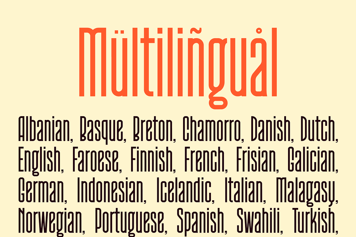 Wakatobi - Ultra Condensed Font, a Sans Serif Font by Creative Corner (Photo 16 of 21)