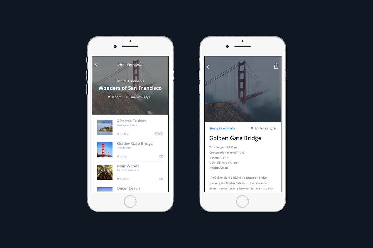 Minimal Travel App UI Kit (Sketch), a Templates & Theme by O N N O (Photo 5 of 7)