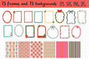 Christmas Frames Collection, a Decorative Illustration by NataKa (Thumbnail 3 of 7)