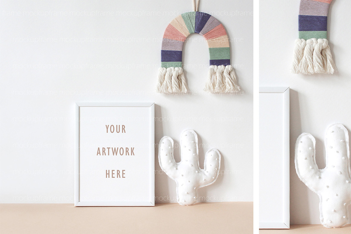 Nursery Mockup Frame Kids Boho Frame, a Print Template by BirdieFrames (Photo 2 of 2)