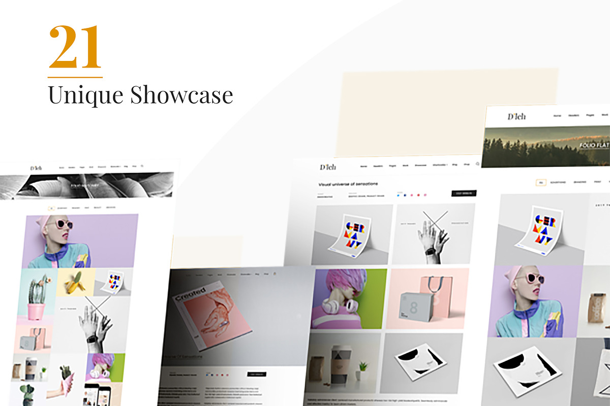 D'leh - PSD, Sketch Template, a Websites & App Template by EngoCreative.com (Photo 2 of 4)