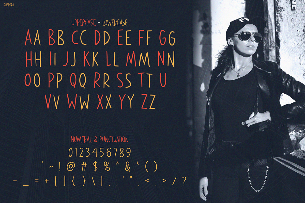 DIASPORA, a Font by Pinisi ART (Photo 2 of 10)