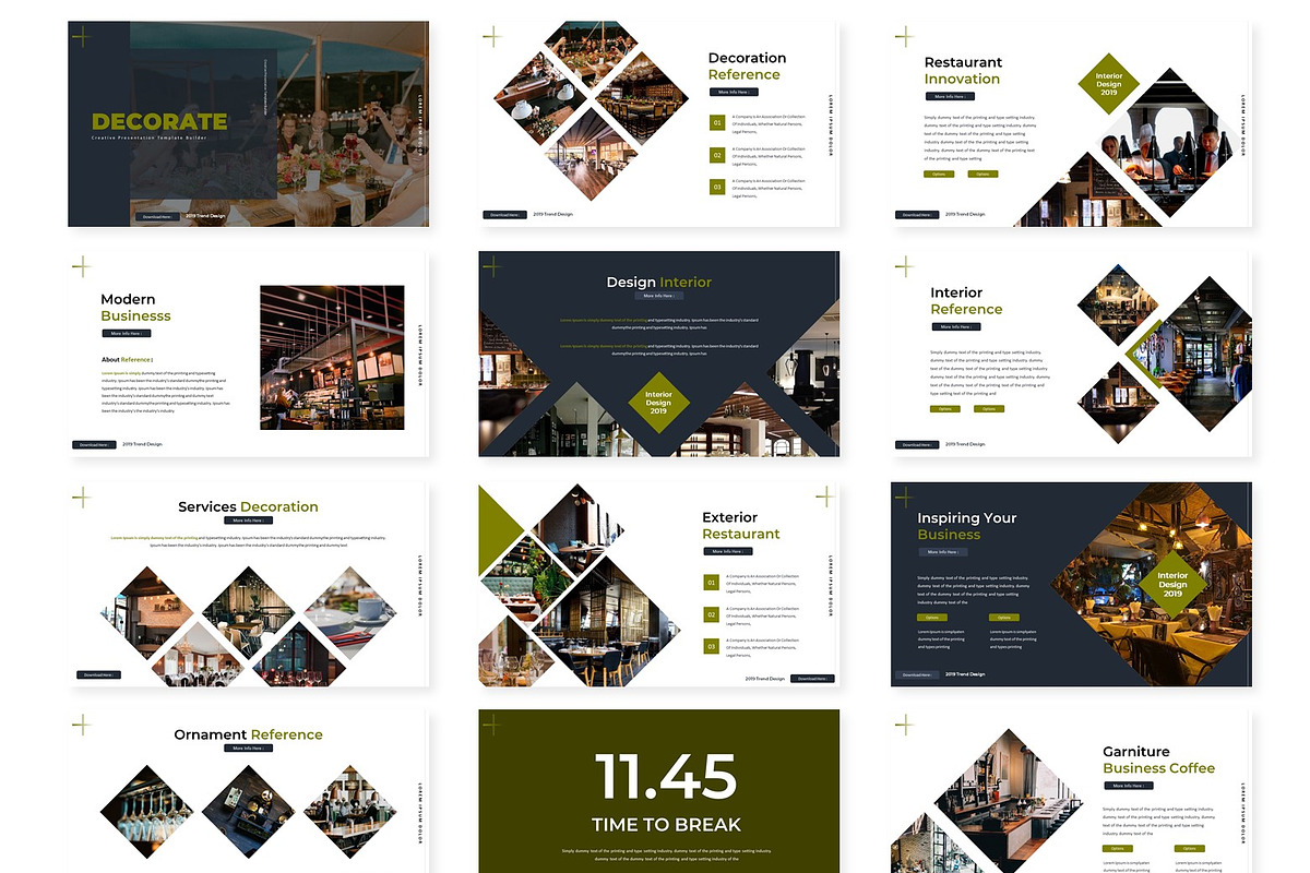 Decorate - Google Slides Template, a Presentation Template by AQR Studio