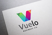 Vuelo logo, a Branding & Logo Template by Mocca Design (Thumbnail 1 of 5)