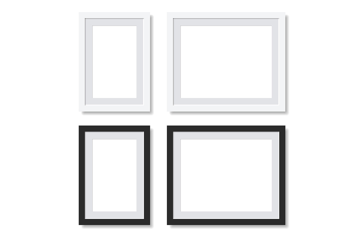 Blank Picture Frame Templates Set, a Print Template by in8finity (Photo 1 of 2)