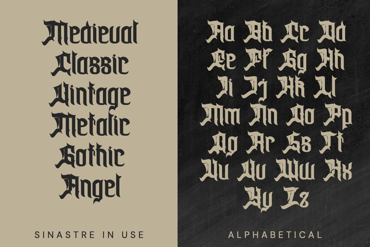Noxfreatus - Blackletter Display, a Blackletter Font by Dhabee (Photo 3 of 15)