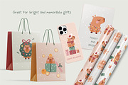 Cappy Christmas graphic collection, an Illustration by SurfaceStories (Thumbnail 5 of 6)