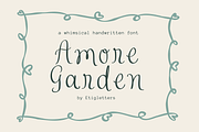 Amore Garden – Romantic Font, a Serif Font by etigletters (Thumbnail 1 of 6)