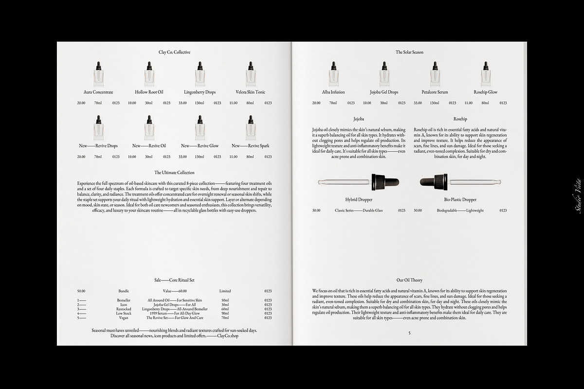 Product Brand Catalog Template⸻Clay, a Magazine Template by Studio Viita (Photo 3 of 8)