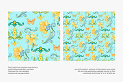 Rococo Floral Seamless Pattern, a Pattern Graphic by Pink Studio Art (Thumbnail 3 of 4)