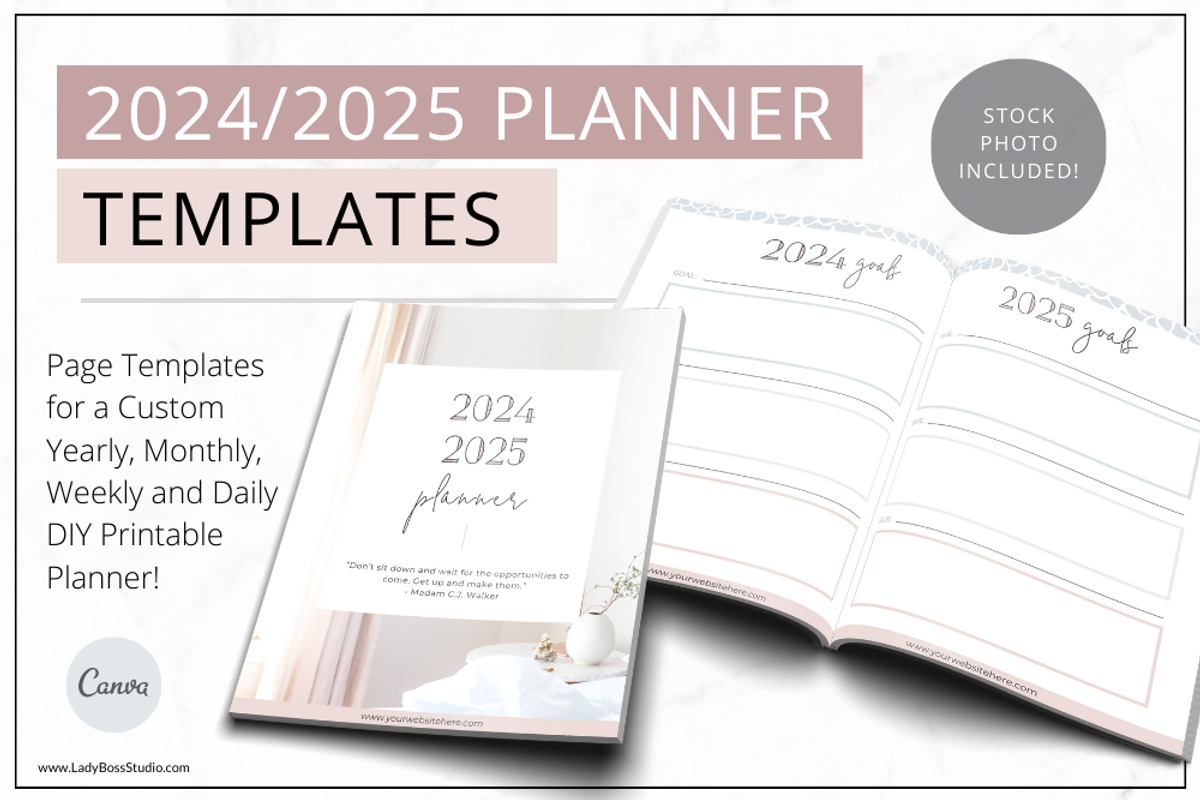 Canva Planner - Inspired Avenue, a Stationery Template by Lady Boss Studio (Photo 1 of 8)