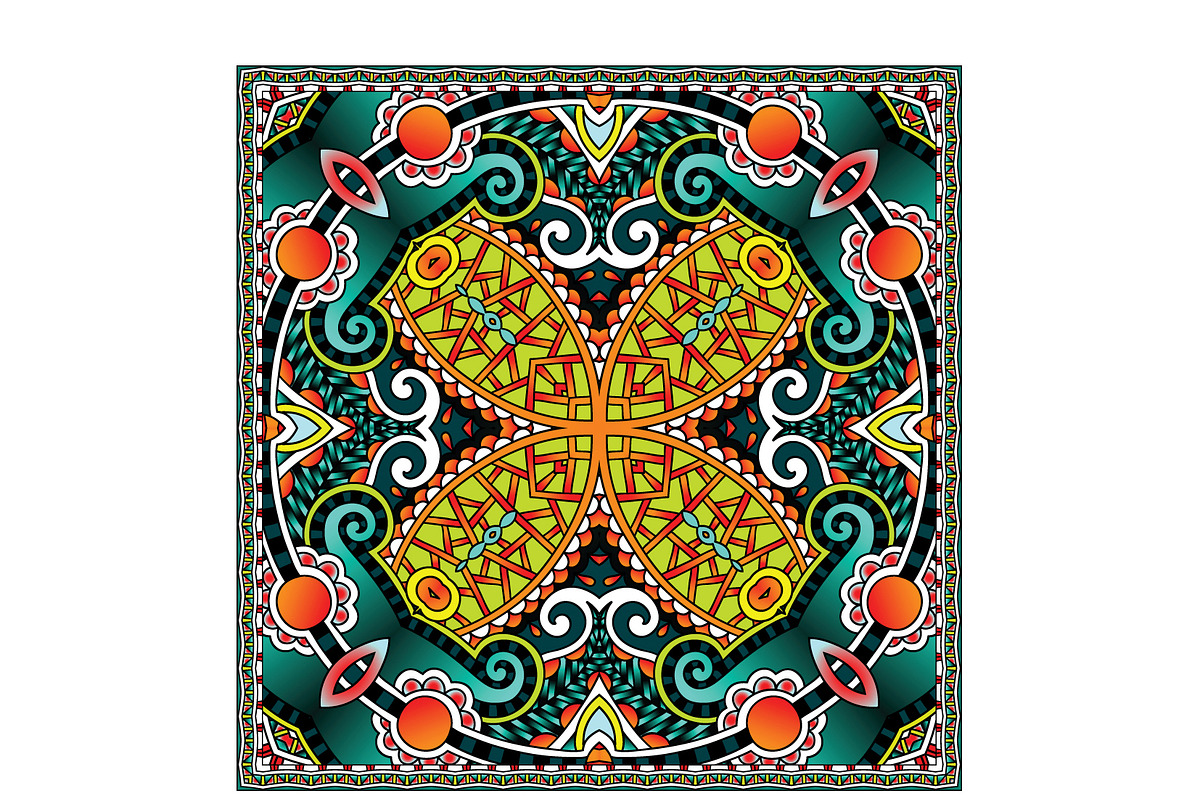 10 authentic square design for print, a Pattern Graphic by karakotsya
