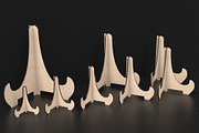 Easel Display Stand Laser Cut Files, an Object Graphic by ThemeXDigital (Thumbnail 2 of 7)