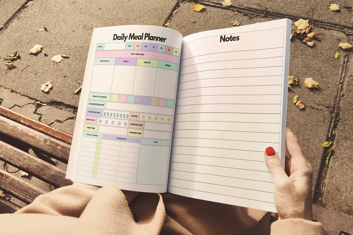 Meal Planner canva template, a Stationery Template by Designmela01 (Photo 5 of 6)
