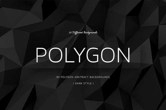 Polygon Dark Backgrounds | v3 preview 7