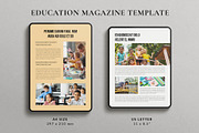 Education Magazine Template, a Magazine Template by TemplatesForest (Thumbnail 2 of 8)