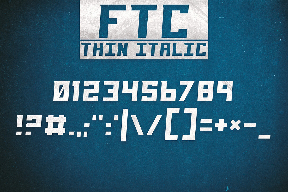 FTC Font Family, a Font by Ben Lueck Designs (Photo 9 of 14)