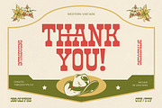 Rodeo Drinks Western Vintage Font, a Slab Serif Font by timelesstype.co (Thumbnail 20 of 20)