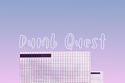 Dumb Quest Handwritten Outline Font, a Font by TessShearer (Thumbnail 1 of 2)