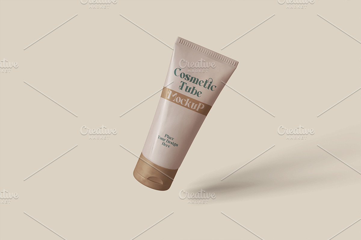 Cosmetic Tube Mockup, a Packaging Mockup by Pixie Creative (Photo 4 of 4)