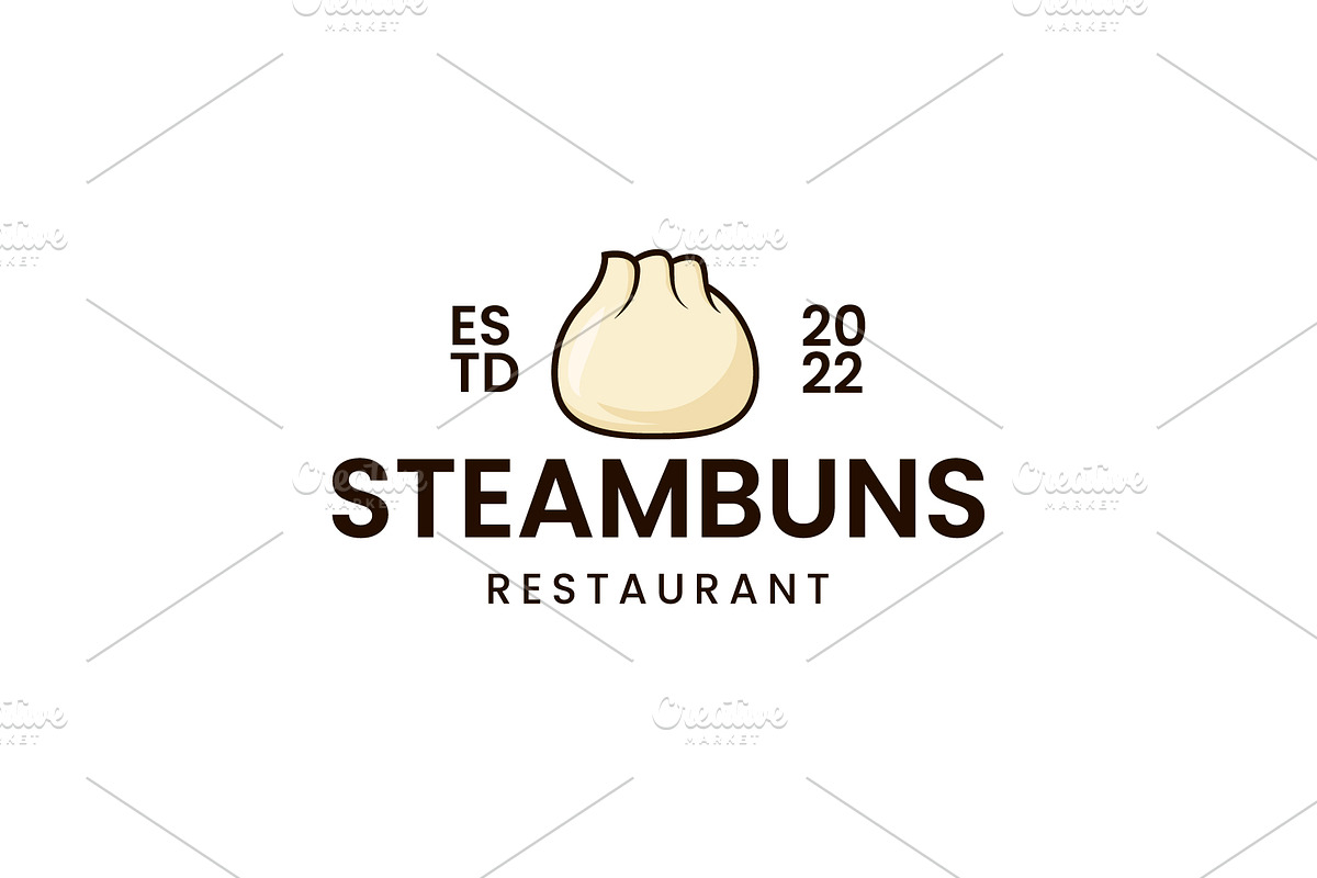 Steam buns logo icon illustration, a Branding & Logo Template by Dyn Studio