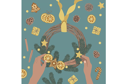 Christmas DIY wreath