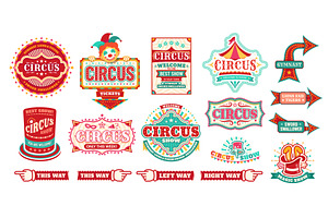 Circus Carnival Signs And Signboards