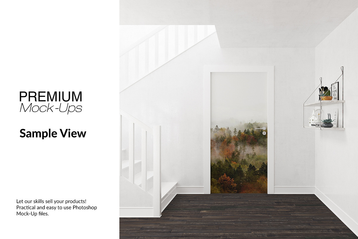 Door Murals Set, a Print Template by mock-ups (Photo 8 of 11)