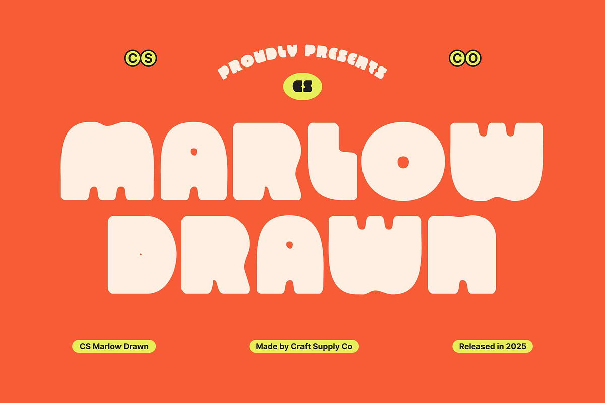 CS Marlow Drawn, a Sans Serif Font by Craft Supply Co. (Photo 1 of 8)
