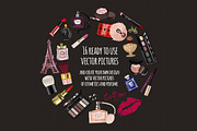Digital watercolor perfume&cosmetics, an Illustration by Art Loft (Thumbnail 1 of 17)