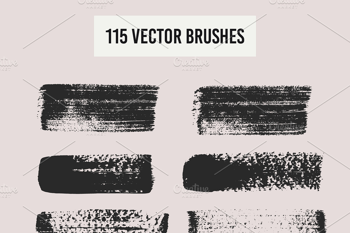 115 Vector Brushes preview 5