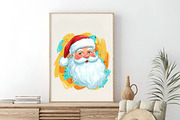 Preppy Brushstroke Christmas Santa, an Illustration by SinaCreation (Thumbnail 4 of 7)