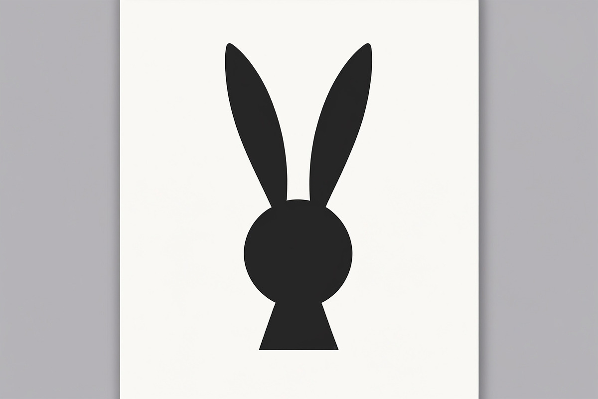 Minimal Bunny Head Set Bundle, an Illustration by abu67222 (Photo 3 of 7)