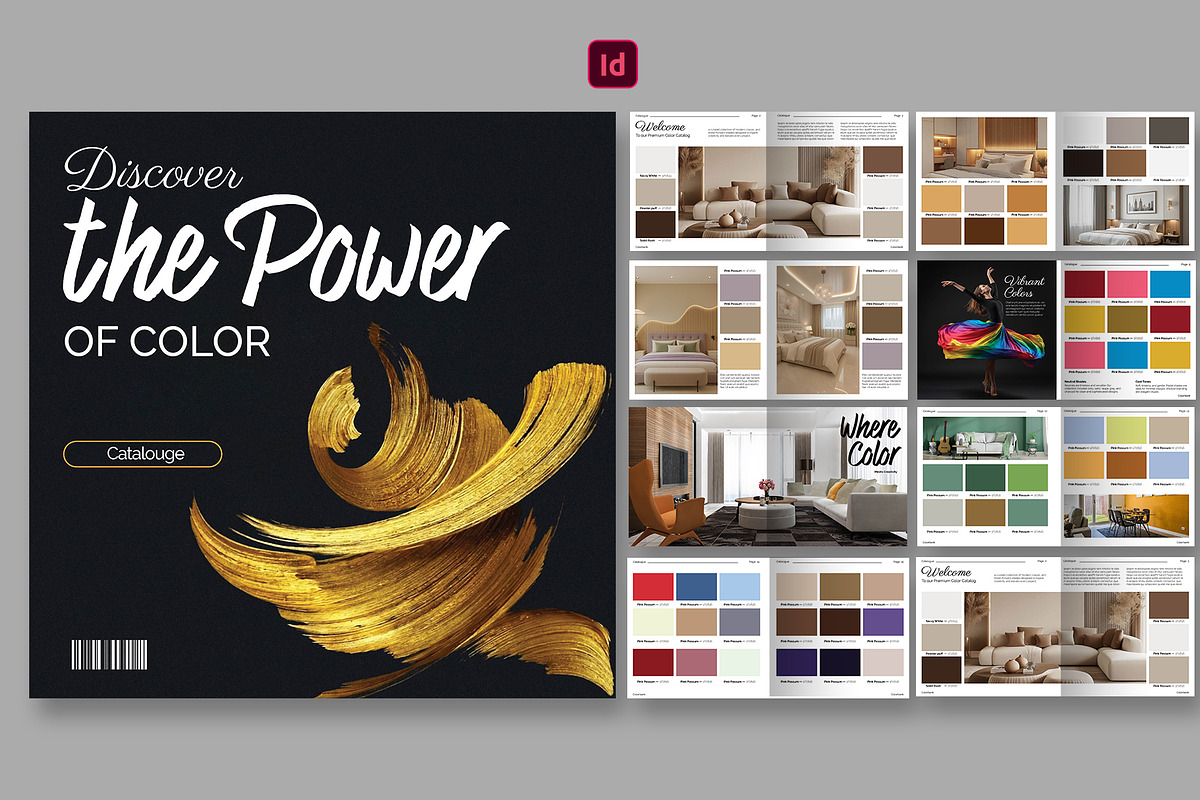 Color Catalogue Book Design Template, a Brochure Template by Shajib Shikder (Photo 1 of 2)