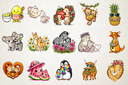 Mom & Baby Mother's Day Clipart PNG, an Illustration by RobertsArt (Thumbnail 2 of 5)