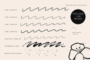 Fine Liners Procreate Brushes + Ink, a Brush Add-On by Darla Studio (Thumbnail 3 of 10)