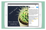 INSTAGRAM TEMPLATE PACK : TROPICAL, a Social Media Template by AtelierCartouche (Thumbnail 4 of 5)