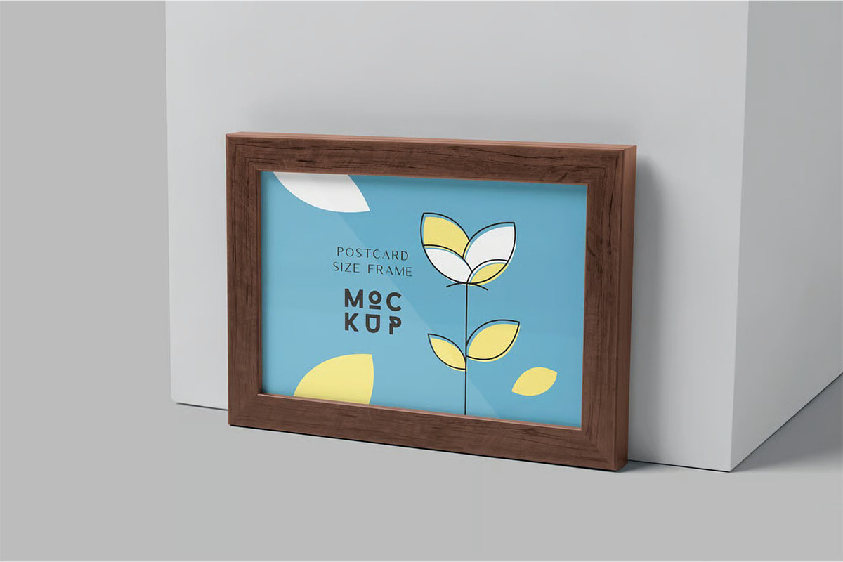 Postcard Size Frame Mockups, an Advertising Mockup by megostudi0 (Photo 3 of 6)