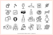 Hand Drawn Wedding Illustrations, an Illustration by rabeccky (Thumbnail 4 of 7)