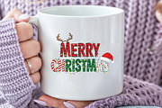 Merry Christmas PNG, Sublimation, an Illustration by Black Bird Studio (Thumbnail 3 of 4)