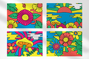 Flourish Psychedelia Illustration, an Illustration by lilyshop (Thumbnail 2 of 3)