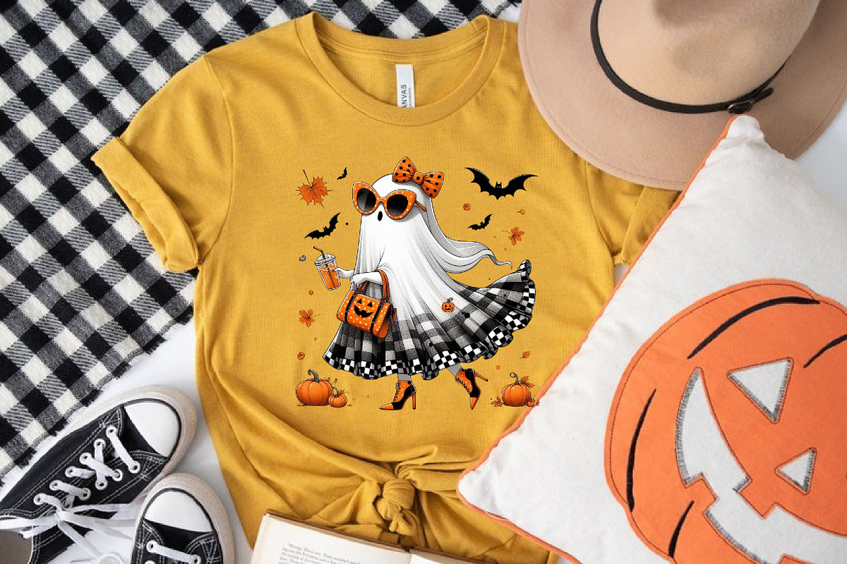 Cute Halloween Ghost Png, an Illustration by Libby Wishes (Photo 3 of 6)