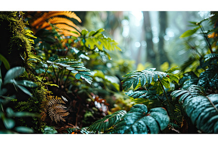Nature leaves, green tropical forest, a Nature Photo by Neirfy