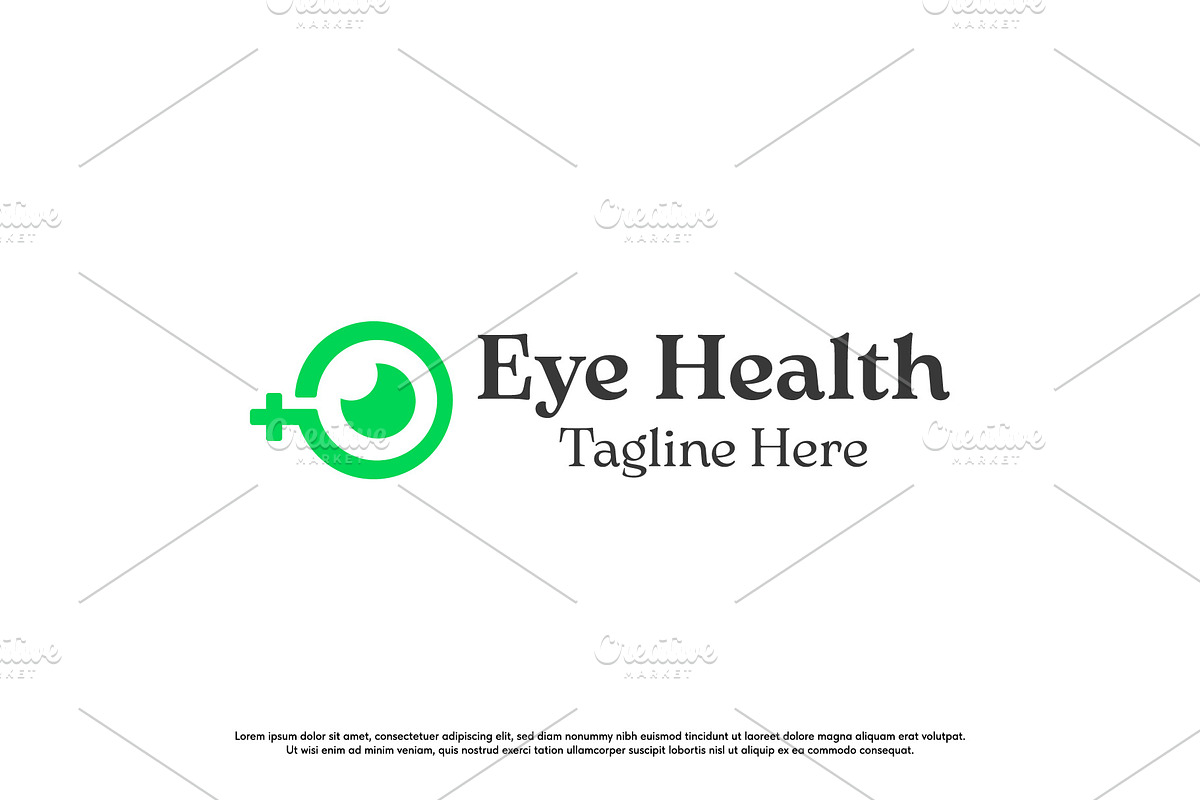 Eye health logo design template, a Branding & Logo Template by Morvana Crew (Photo 1 of 2)