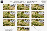 Blooming Brushes for Procreate, a Brush Add-On by Julia Dreams (Thumbnail 3 of 6)